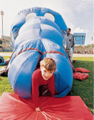 Child playing at Carnival