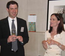 Jonathan Sobel '88 and his wife, Marcia Dunn