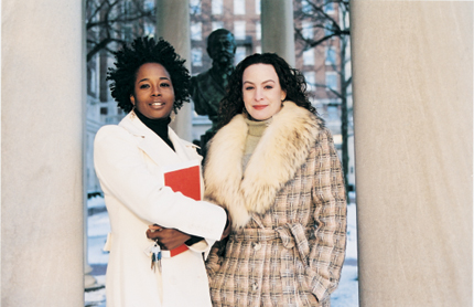 Mignon Moore '92 and Nicole Marwell '90