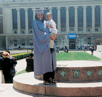 Tommieka Texiera '96 and her son