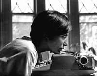 Rosalind Krauss, working on her dissertation in 1969.