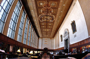 The Report on the Future of Columbia College called for the creation of a College library “of significant quality;” the Milstein Family College Library exceeds that goal.