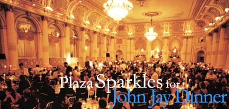 Plaza Sparkles for John Jay Dinner