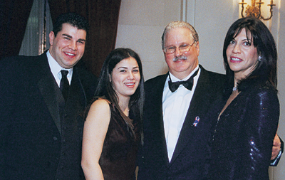 Mark E. Lehman '73 and family