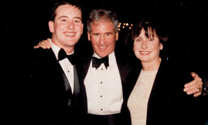 Campbell with his wife, Roberta, and son, Jim ’04. 