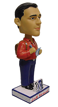 A Jack Kerouac '44 bobblehead