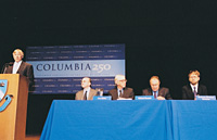 A symposium hosted by President Lee C. Bollinger