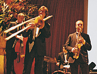 Jazz quartet at the Met