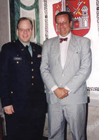 Toomas Hendrik Ilves '76 and Eliot Goldman '79