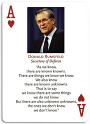 Ace of Hearts: Donald Rumsfeld