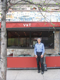 Thomas Hauser ’67 outside V&T