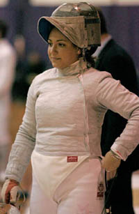Emily Jacobson '08, former Olympic fencer