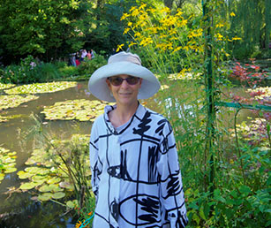Dr. Deborah Martinsen near a pond