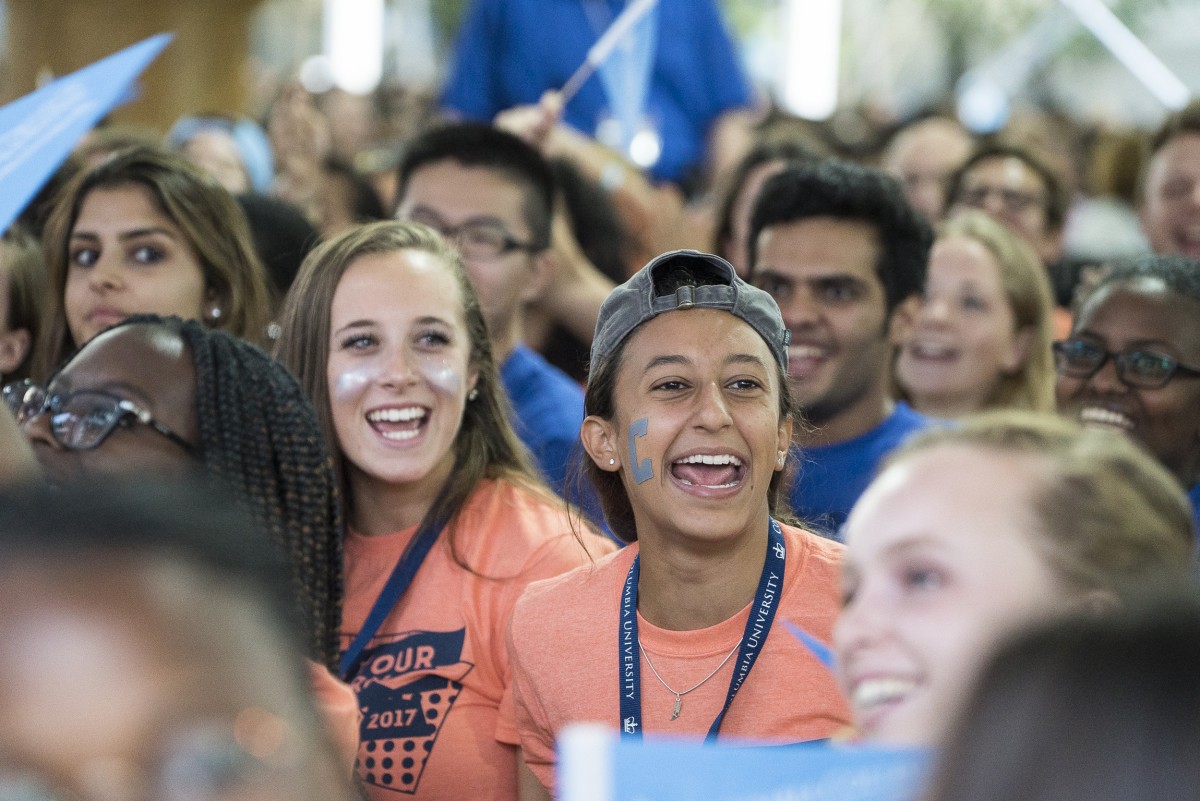 Students at Convocation