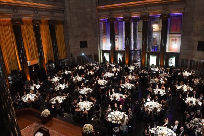 Guests seated at the 2017 Hamilton Awards Dinner