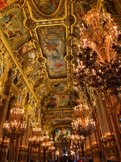 Palais Garnier, a famous opera house in Paris.