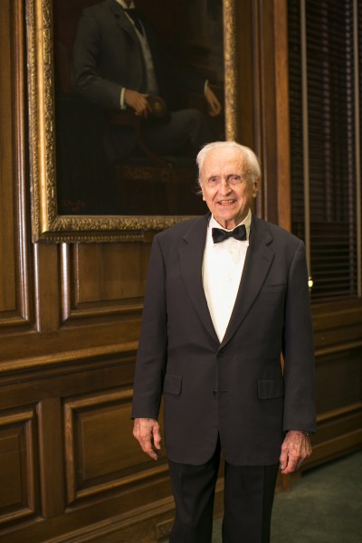 University Professor Ronald Breslow at the 2016 Hamilton Award Dinner.