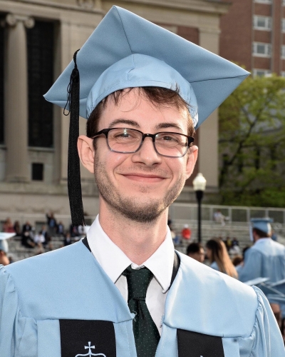 Coleman Yorke CC'20 in regalia