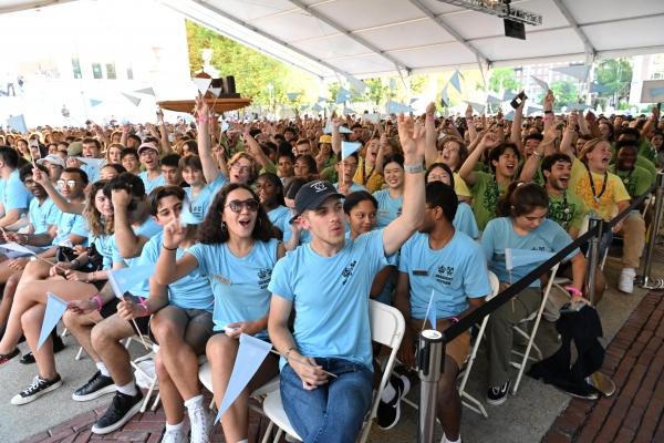 NSOP volunteers keep the energy high during the Convocation program