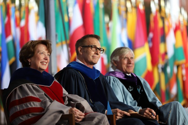 Dean James J. Valentini and administrators