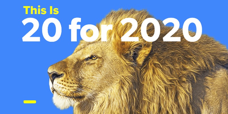 20 for 2020 Playlist cover for the Columbia College Class of 2020