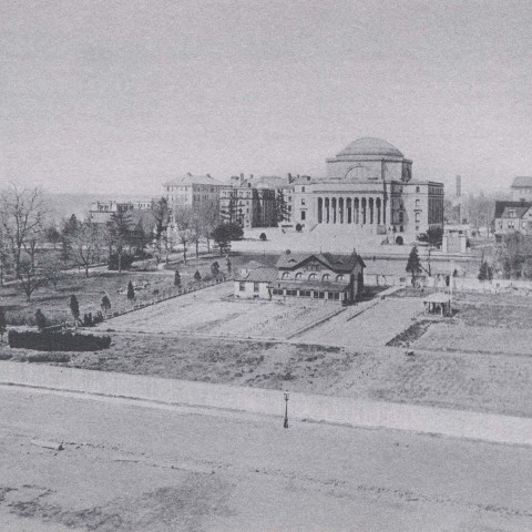 This view of Columbia University was taken in 1897, the year Columbia moved to Morningside Heights from its home on Madison Avenue and 49th Street. Photo: Courtesy Columbia University Archives
