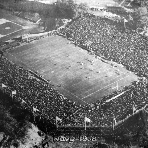 Baker Field upon its completion in 1925. Photo: Courtesy Columbia Athletics