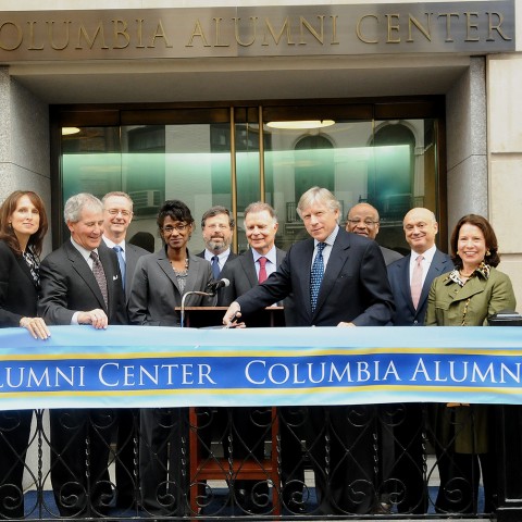The opening of the Columbia Alumni Center. Photo: Eileen Barroso