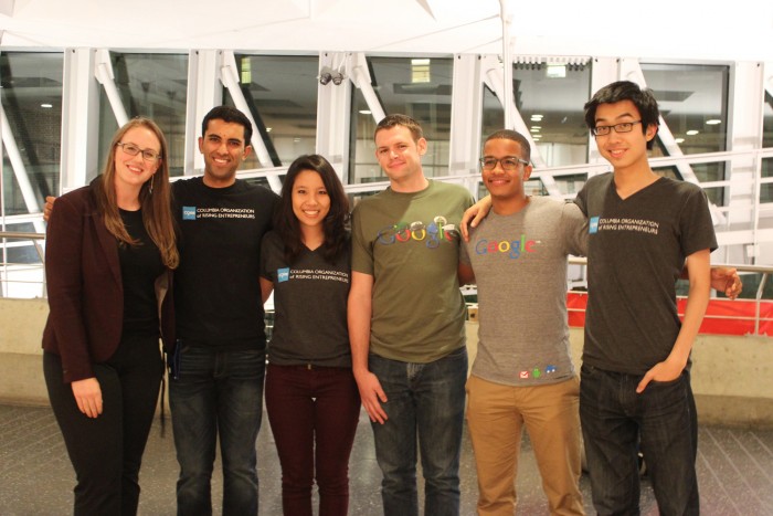 CORE board members with representatives from Google, during a CORE-sponsored career event. PHOTO: Courtesy of CORE